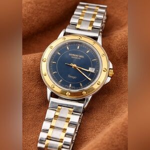 Raymond Weil Genève Tango – 36mm Two-Tone Blue Dial